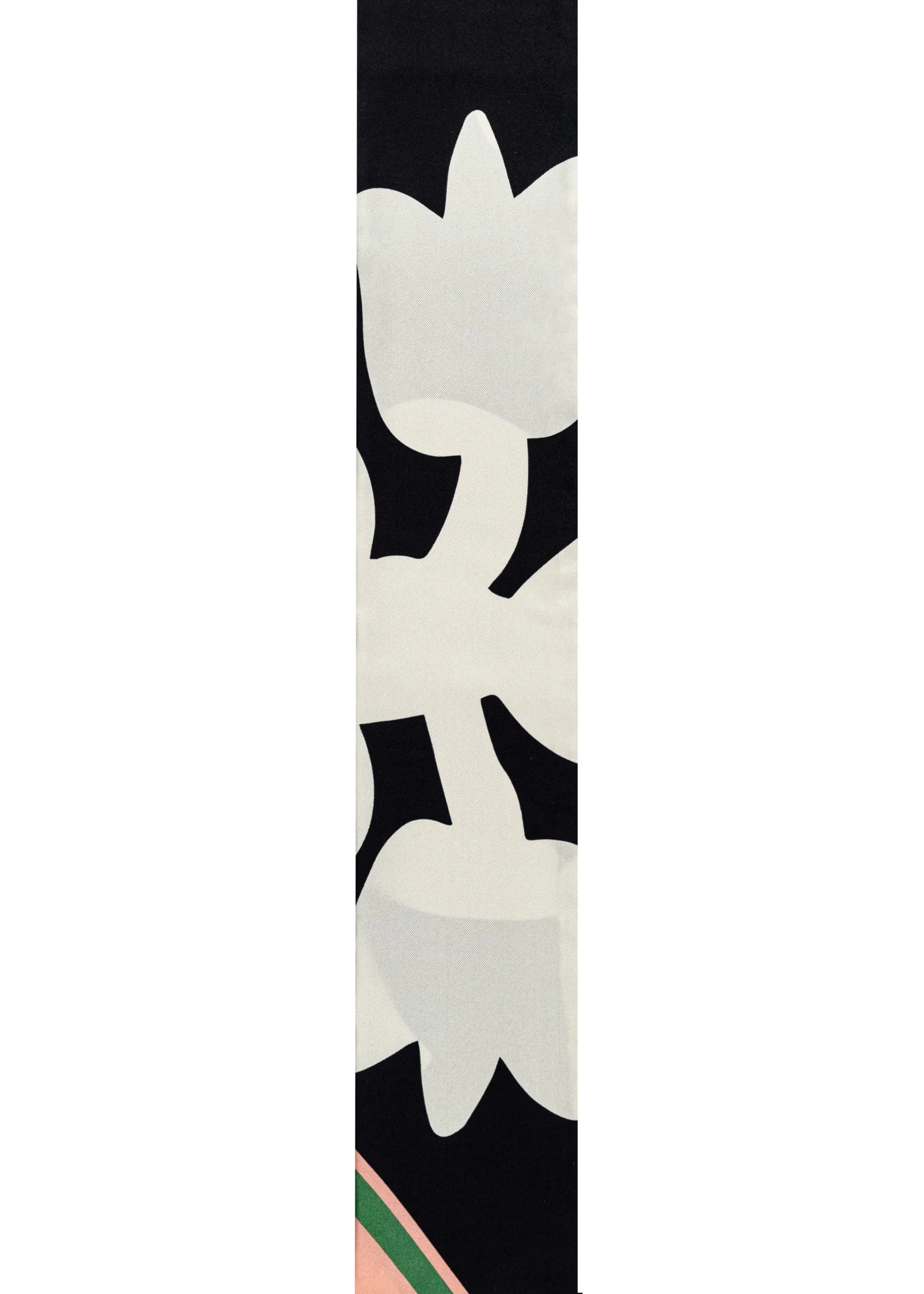 Long Silhouettes Scarf in Black - Image 3
